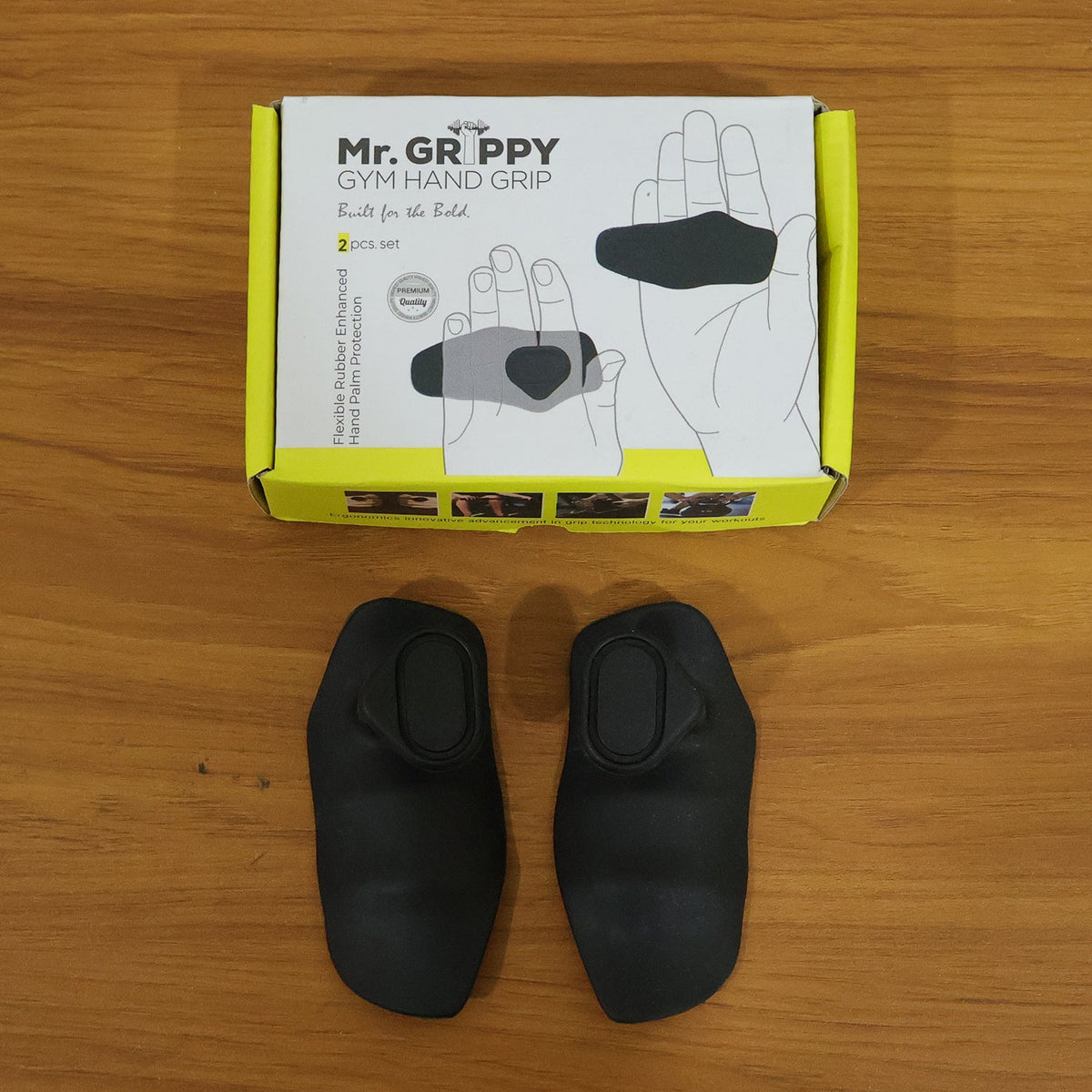 Gym Hand Grip Support Pads (2 Pc Set)