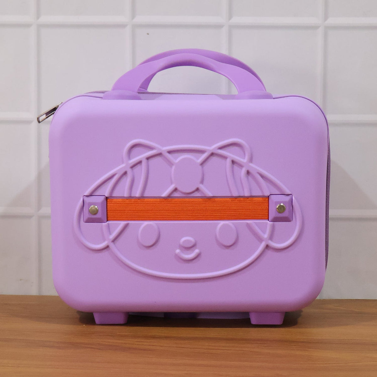 Kids Bear-Shaped Hard Shell Storage Carry Case with Handle (Mix Design)